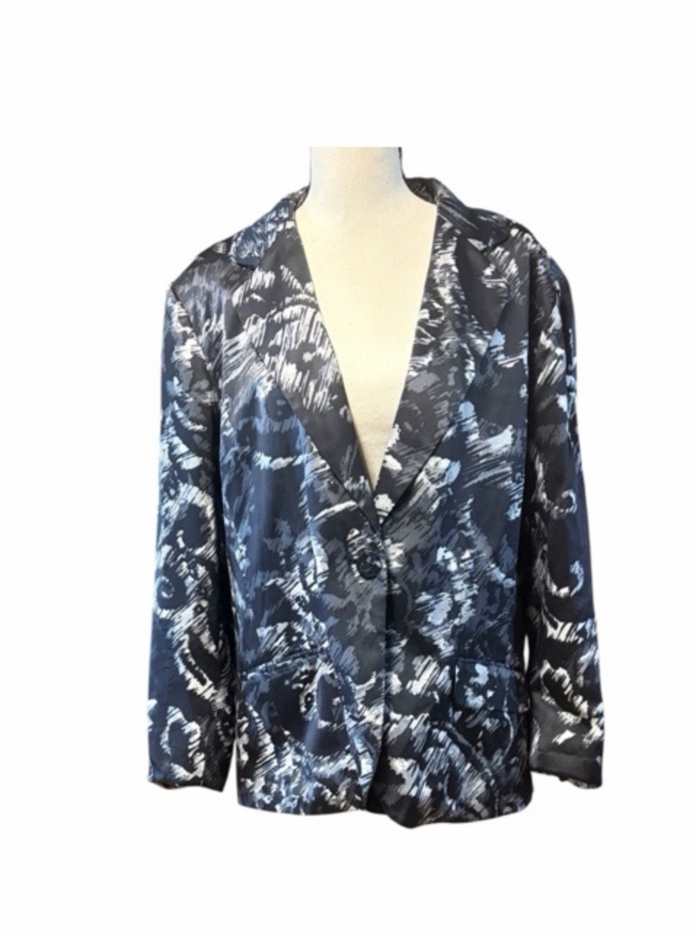 Chico’s Belle‎ Nuit Raquelle Silk Blazer Jacket